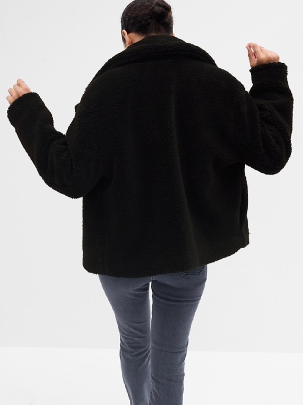 GAP Relaxed Sherpa Moto Jacket NWT Size XL - Picture 2 of 6